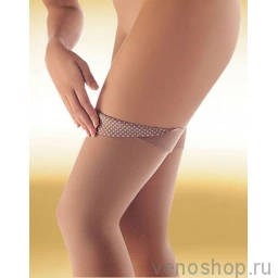 Чулки Sigvaris Traditional (2 класс) до cередины бедра на резинке - для мужчин и женщин 503 фото