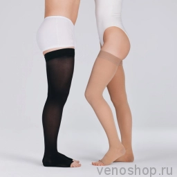 Чулки VENOTEKS Medical 2P280 (2 класс компрессии) для мужчин и женщин с открытым мысом (старый арт. 2C213) 2P280_F80C фото