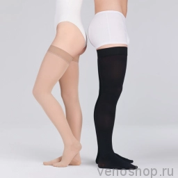 Чулки VENOTEKS Medical 2P281 (2 класс компрессии) для мужчин и женщин с закрытым мысом  (старый арт. 2C214) 2P281_568A фото