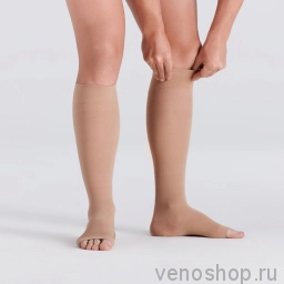 Гольфы VENOTEKS Medical 2P180 (2 класс компрессии) для мужчин и женщин с открытым мысом  (старый арт. 2C113) 2P180_1BE0 фото