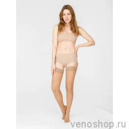 Компрессионные чулки ORTO (2 класс, полупрозрачные, ажурная резинка) арт. 223  фото