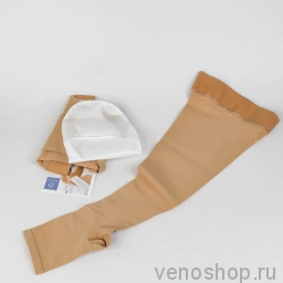 Чулки компрессионные IDEALISTA ID-310 / ID-310W плотные, для мужчин и женщин (2-й класс ), открытый мыс ID-310_8142 фото