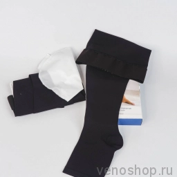 Чулки компрессионные IDEALISTA ID-310 / ID-310W плотные, для мужчин и женщин (2-й класс ), открытый мыс ID-310_8142 фото