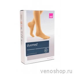 Чулки компрессионные MEDI Duomed, II класс компрессии, открытый носок DO251-DO261 фото