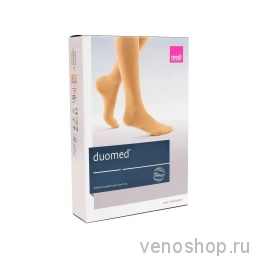 MEDI Чулок компрессионный Duomed, II класс компрессии, открытый носок  фото