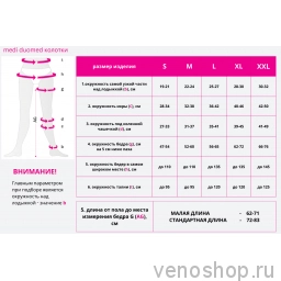 MEDI Колготки компрессионные Duomed, 1 класс, открытый мыс DO110-DO117 фото