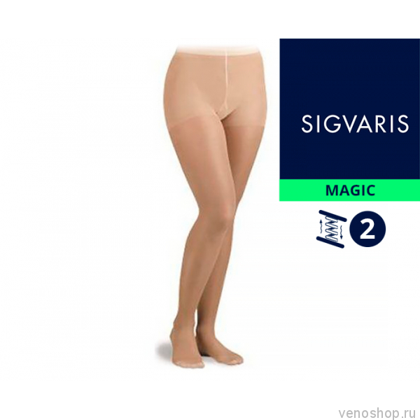 Колготки SIGVARIS Magic (2 класс) c закрытым мысом -  для женщин MG2 фото