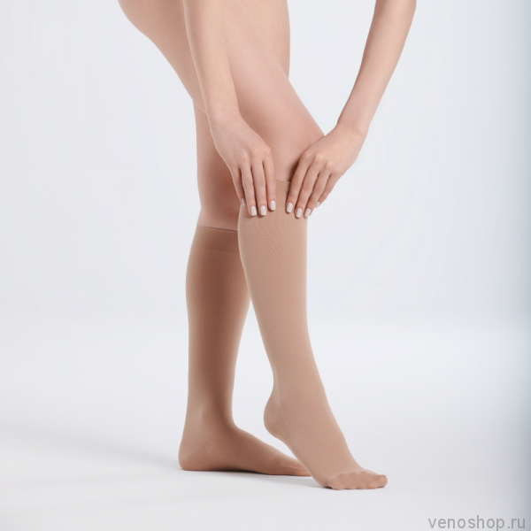 Гольфы VENOTEKS Medical 1P181 (1 класс компрессии) для мужчин и женщин с закрытым мысом 1P181_9145 фото
