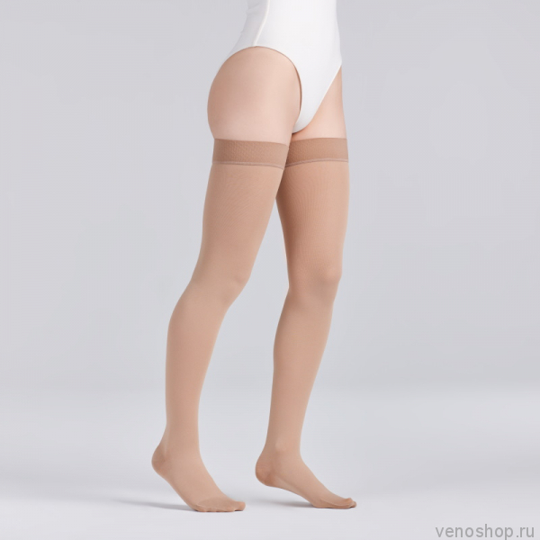 Чулки VENOTEKS Medical 1P281 (1 класс компрессии) для мужчин и женщин с закрытым мысом 1P281 фото