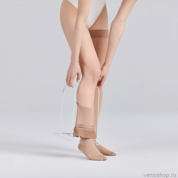 Чулки VENOTEKS Medical 1P281 (1 класс компрессии) для мужчин и женщин с закрытым мысом 1P281 фото