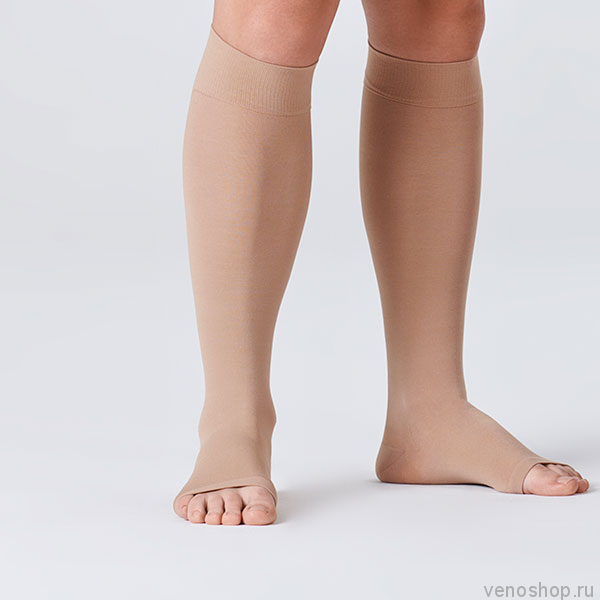 Гольфы VENOTEKS Medical 1P180 (1 класс компрессии) для мужчин и женщин с открытым мысом 1P180_8623 фото