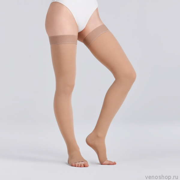 Чулки VENOTEKS Medical 1P280 (1 класс компрессии) для мужчин и женщин с открытым мысом 1P280_1455 фото