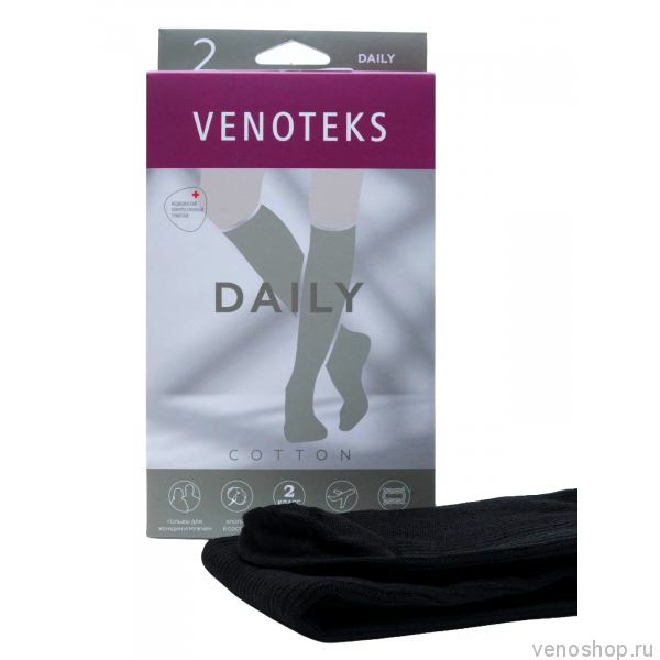 VENOTEKS Гольфы компрессионные Daily Cotton 2C157 2C157_A5AE фото