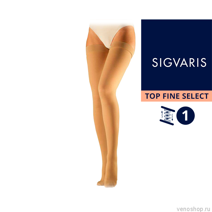 Компрессионные чулки SIGVARIS Top Fine Select (1 класс) - для мужчин и для  женщин, купить Компрессионные чулки SIGVARIS Top Fine Select (1 класс) -  для мужчин и для женщин